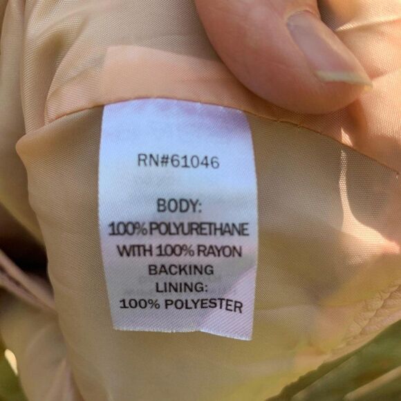 Vanity sleeveless faux leather vest zip up - Picture 7 of 12